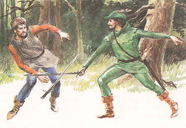 Robin Hood i kamp (klikk for stort bilde!)